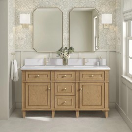 Lorelai 60" Double (Vanity Only Pricing) in Light Natural Oak